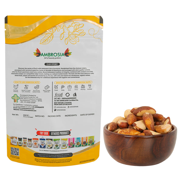 Ambrosia Premium Brazil Nuts – Rich in Flavor & Nutrients 200g