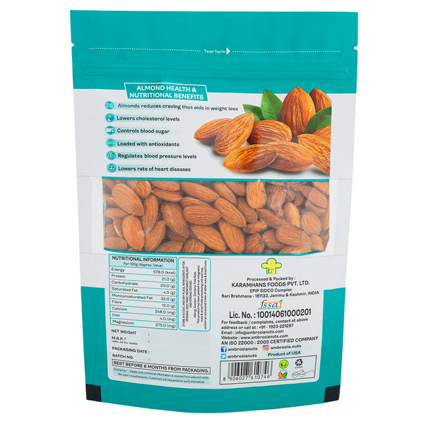 Almond Kernels Premium 500g | Whole Almonds