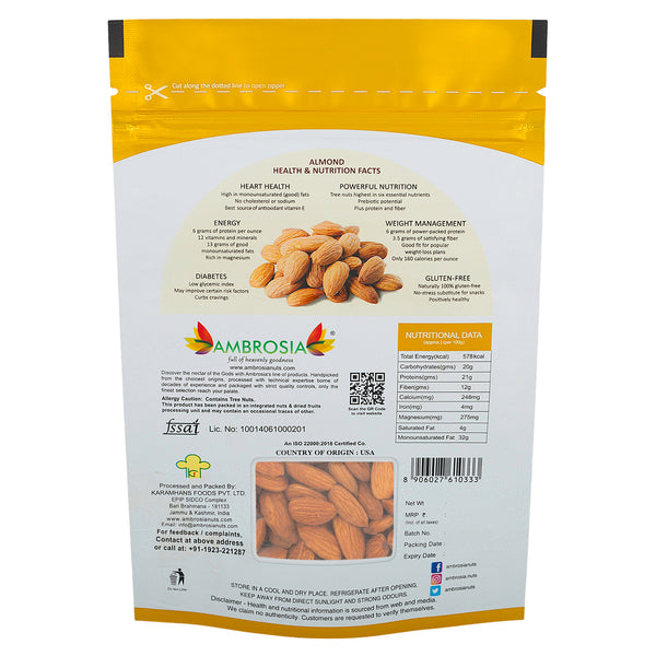 Almond Kernels Jumbo size 250g