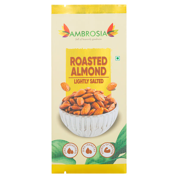 Ambrosia California Roasted & Salted Almonds Mini Packs 40g  | Pack of 5