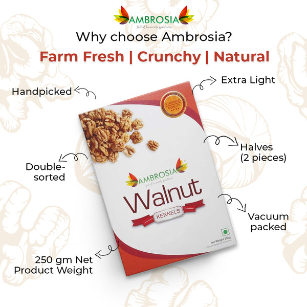 Walnut Kernels 250g | Light Halves