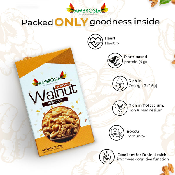 Walnut Kernels 250g -Supreme | Extra Light Halves