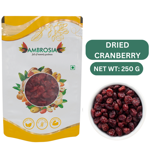 Dried Cranberry Whole 250g