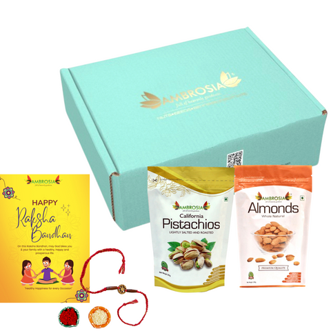 Dry Fruit Gift Box 500g | Almonds & Pistachios