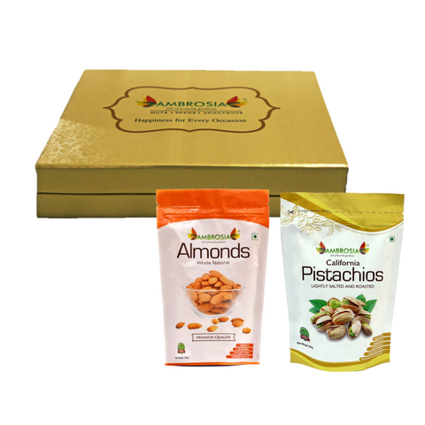 Dry Fruit Gift Box Almonds & Pistachio 500g