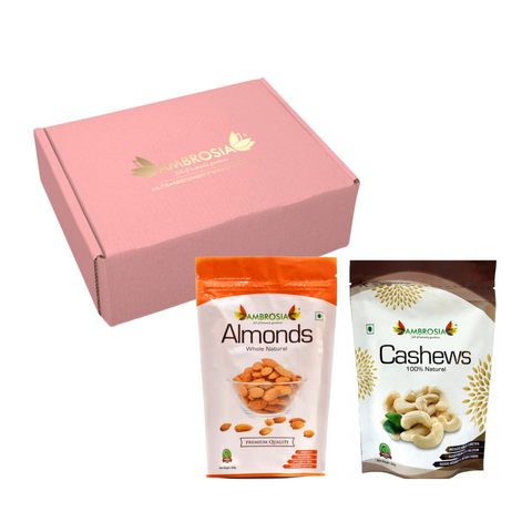 Dry Fruit Gift Box 500g | Almonds & Cashews