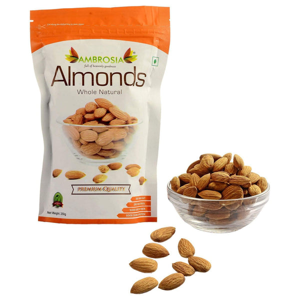 Ambrosia Nuts Online Kernels California Almond Kernels - Premium 250g