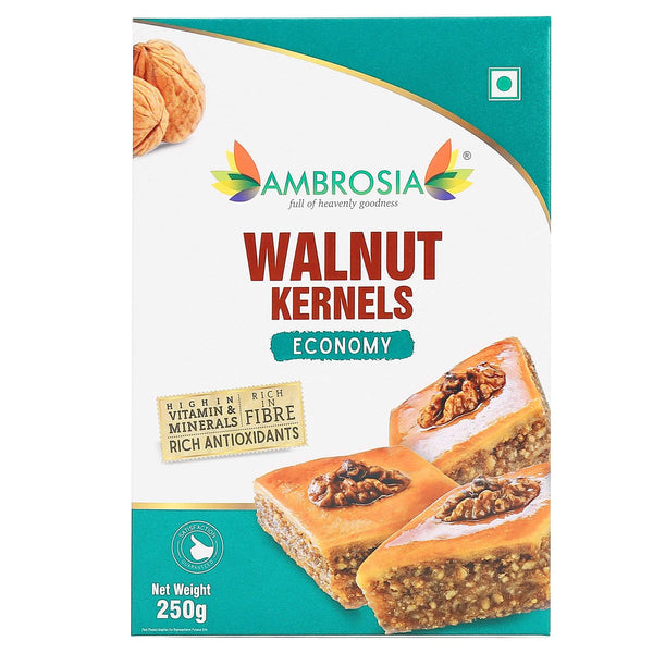 Ambrosia Nuts Online Kernels Indian Walnut Kernels - Economy 250g