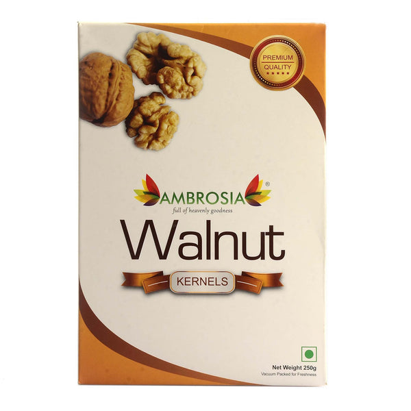 Ambrosia Nuts Online Kernels PREMIUM KASHMIRI WALNUT KERNELS - 250g