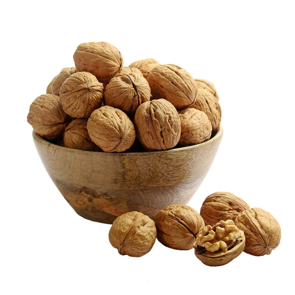 Ambrosia Nuts Online Plain California Walnuts with Shell - Jumbo 1000g