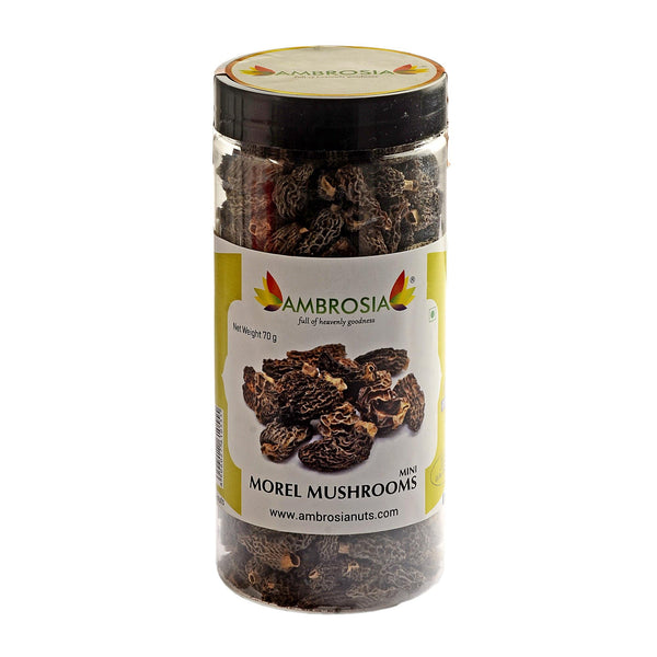 Ambrosia Nuts Online Raw Morel Mushrooms Gucchi - Mini 70g